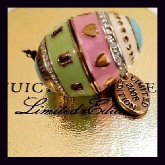 Juicy Couture Easter Egg With Yorkie Charm
